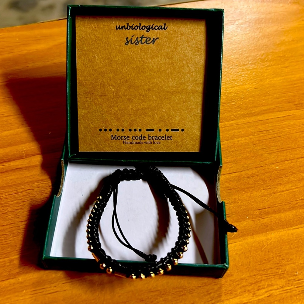 Morse code bracelet